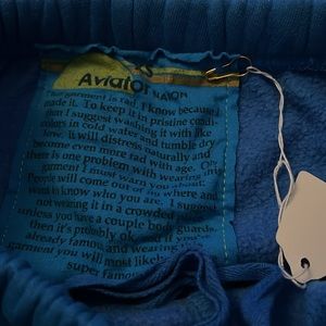 NWT blue aviator nation sweatpants! XS